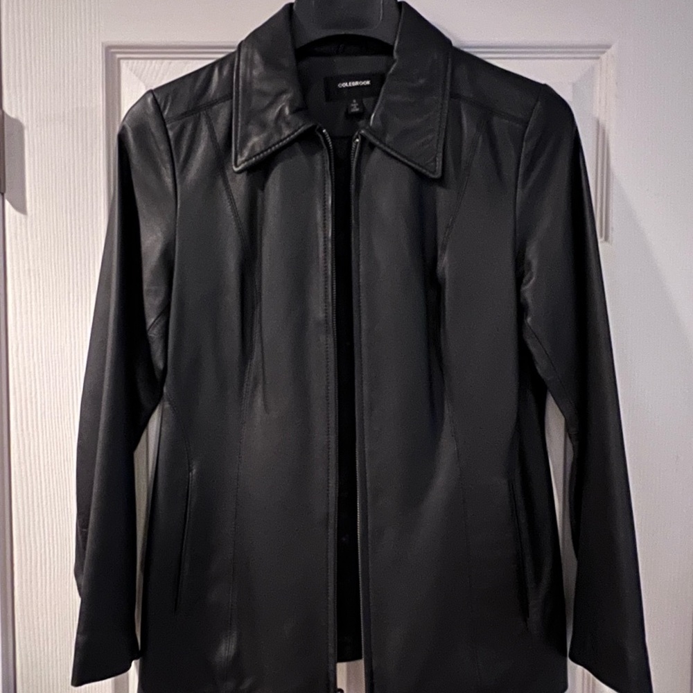 Colebrook Black Leather Jacket